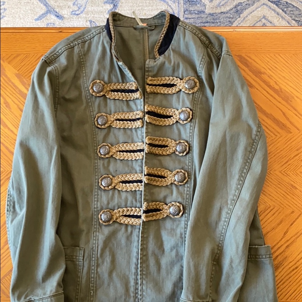 Free People Military Jacket